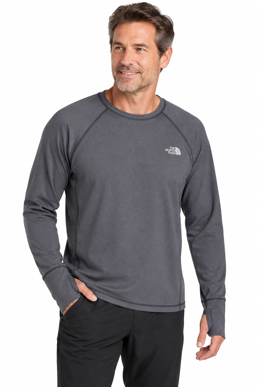 The North Face Men's Top Size M Warm Essentials Crewneck Long Sleeve Thumbholes